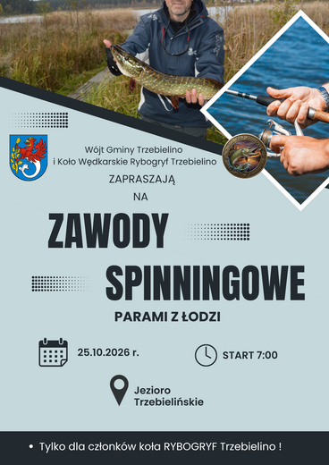 zaproszenie na zawody wędkarskie