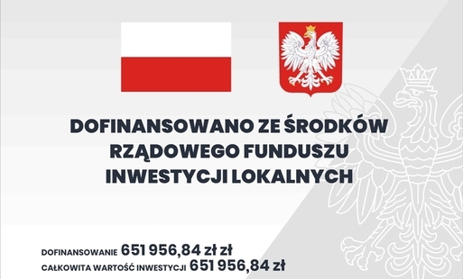 Tablica z oznaczeniem projektu