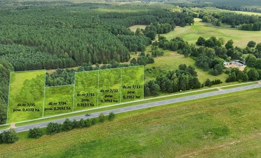 mapa działek Trzebielino